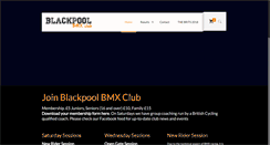 Desktop Screenshot of blackpoolbmxclub.com